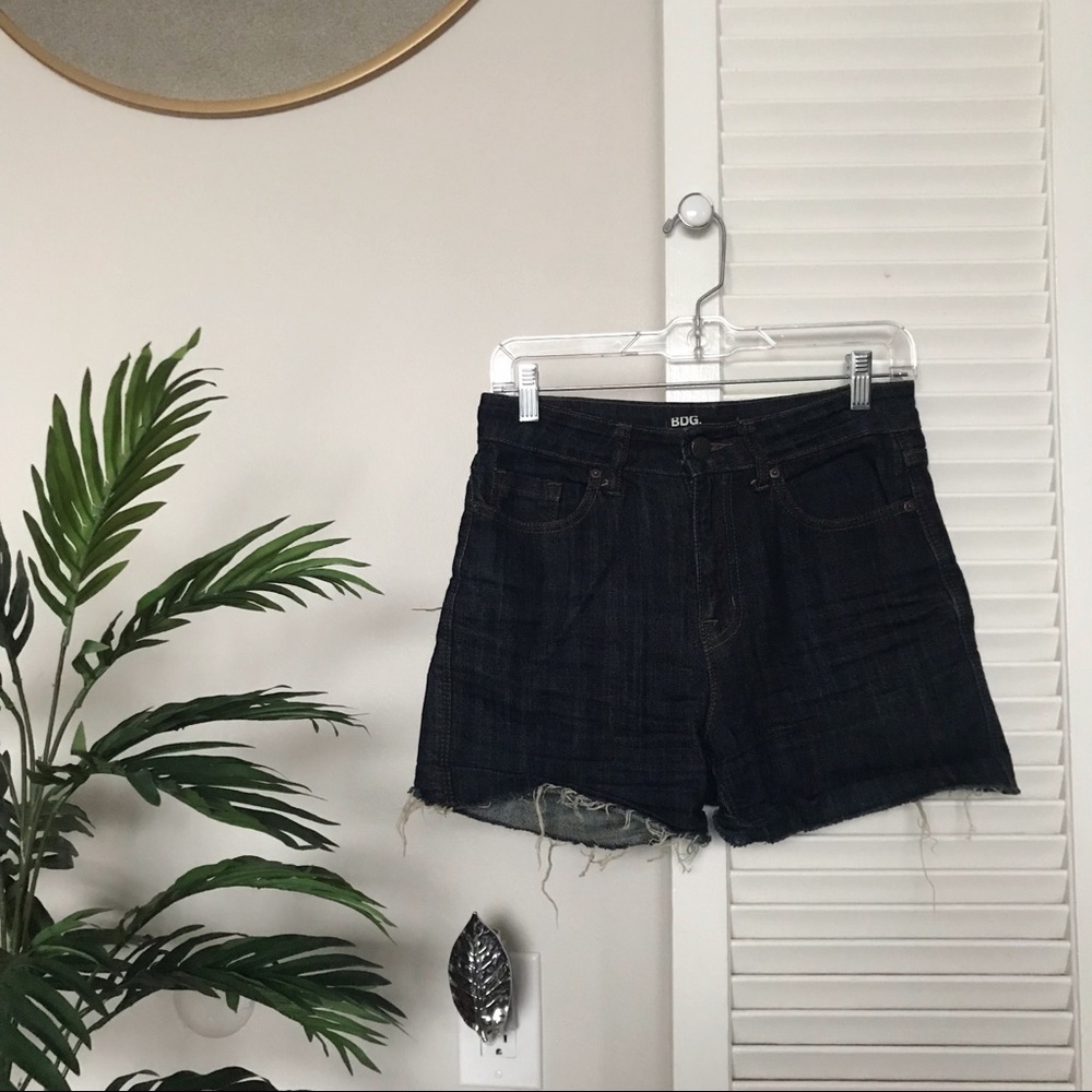BDG High Waisted Denim Shorts